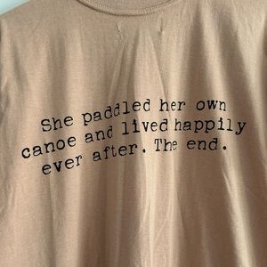 Canoe & Lake Tshirt Dress